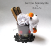 Autumn Pumpkin Pie Cat Felt Dessert - Image 4
