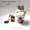Autumn Pumpkin Pie Cat Felt Dessert - Image 7