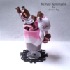 Harlequin Neapolitan Ice Cream White Cat Sundae - Image 4